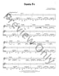 Santa Fe piano sheet music cover